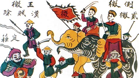 De Opstand van de Zusjes Trưng: Een Heldhaftige Rebellie Tegen de Chinese Overheersing en een Symbool voor Vietnamese Onafhankelijkheid